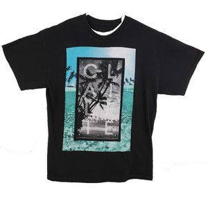 CINO California XL Graphic Black T-Shirt
